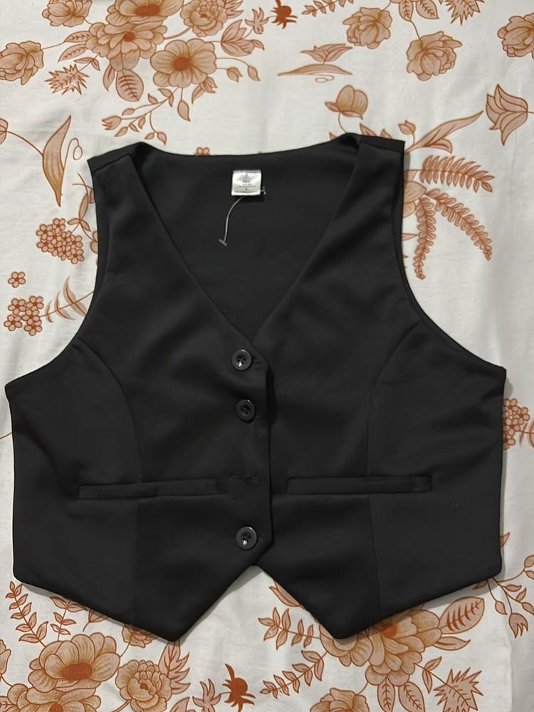 Classic Black Vest