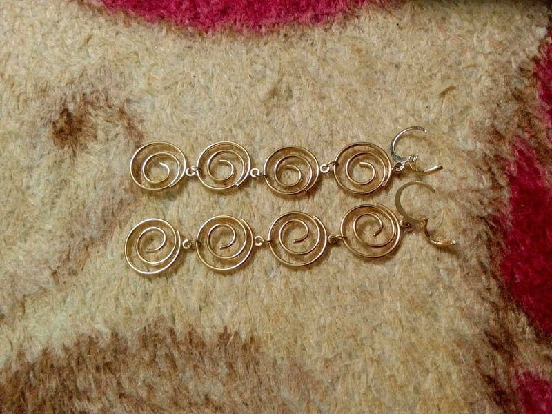 Spiral Drop Earrings