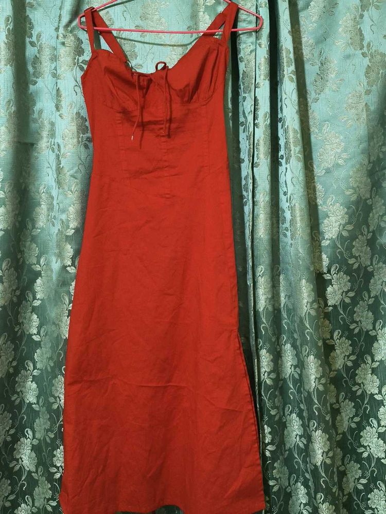 Red dress