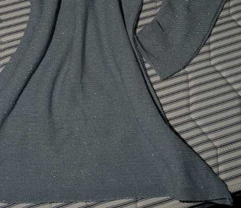 shimmer silver dress