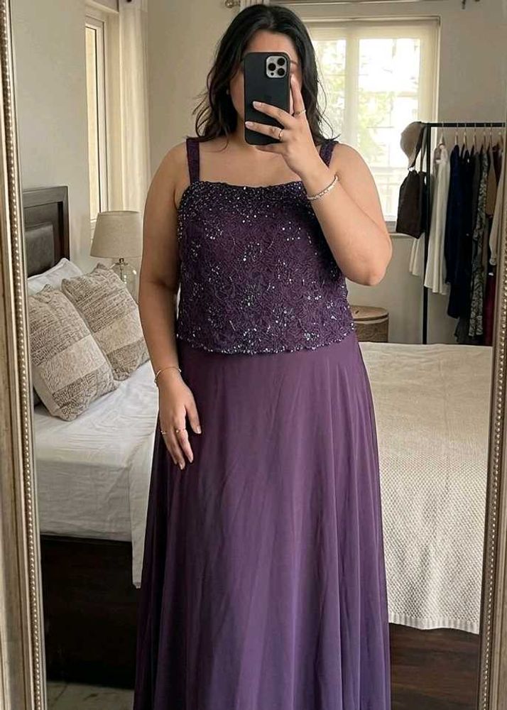 Sparkling Purple Gown