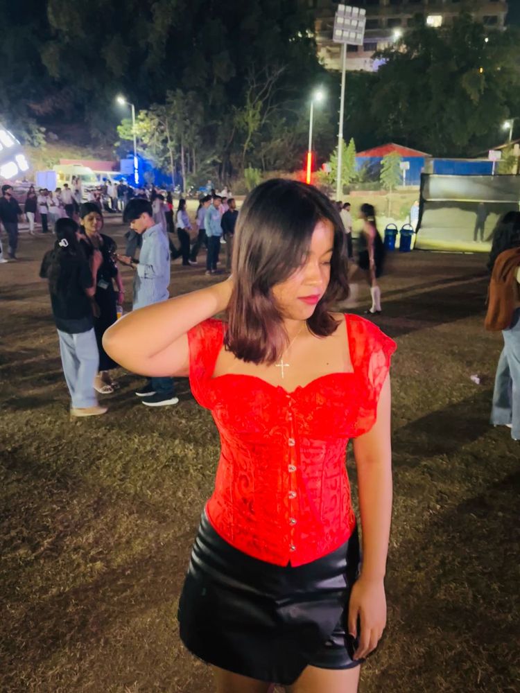 Stunning Red Corset Top