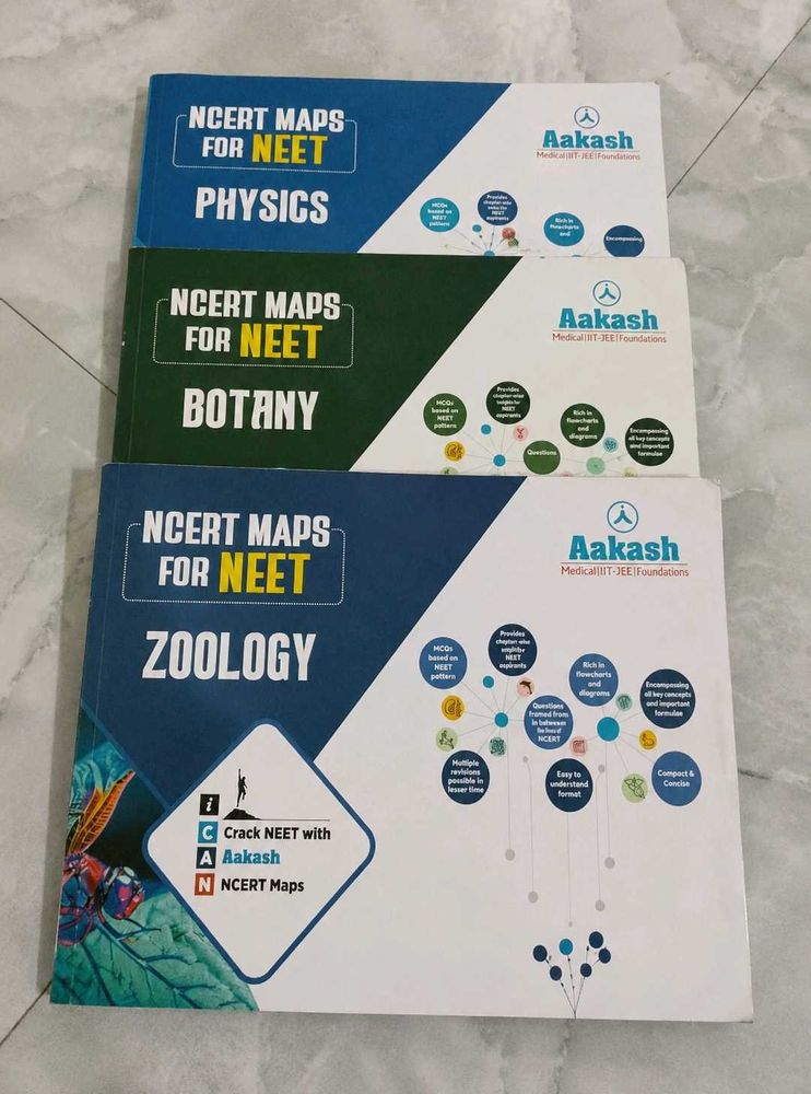 Aakash NCERT Maps for NEET Books