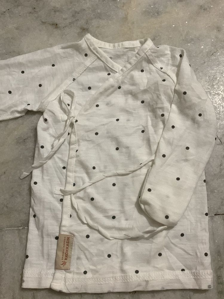 Cute Polka Dot Baby Wrap Top