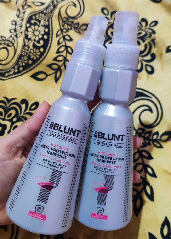 BBLUNT Hot Shot Heat Protection Hair Mist (2x)