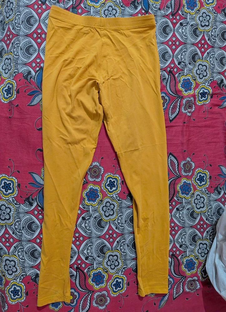 Women's Yellow Leggings