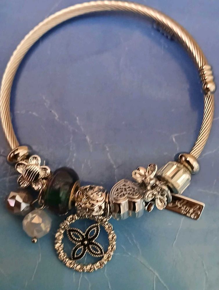 Charm Bracelet with Unique Pendants