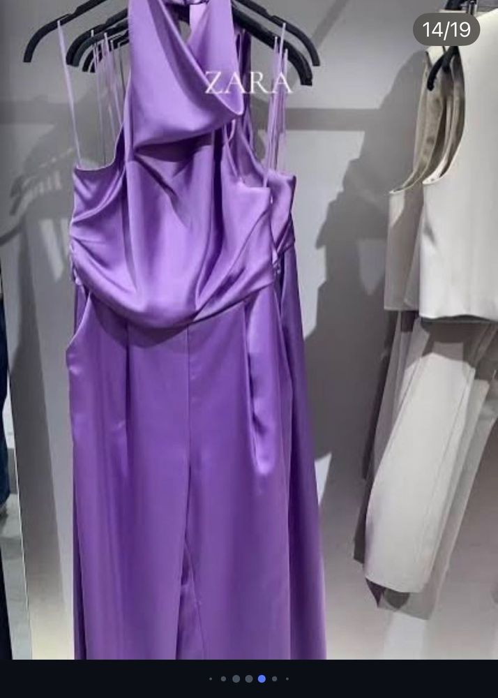 ZARA NEW Purple Jumpsuit