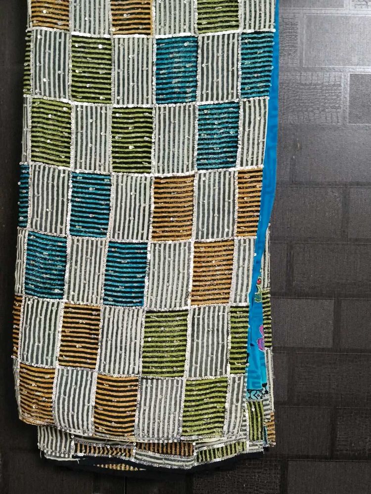 Sparkling Sequin Saree