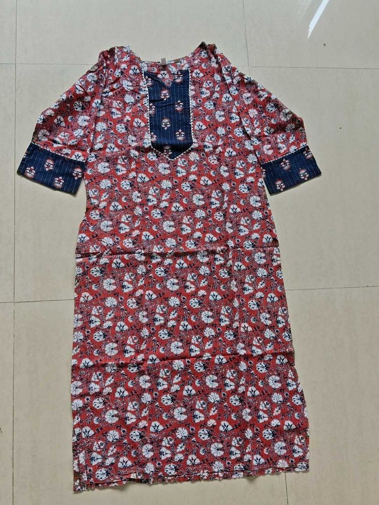 Yuris Cotton Kurta For Women