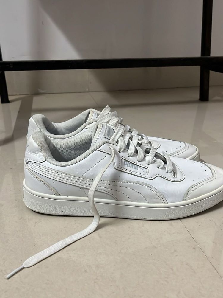 URGENT 🚨 Puma White Casual Sneakers