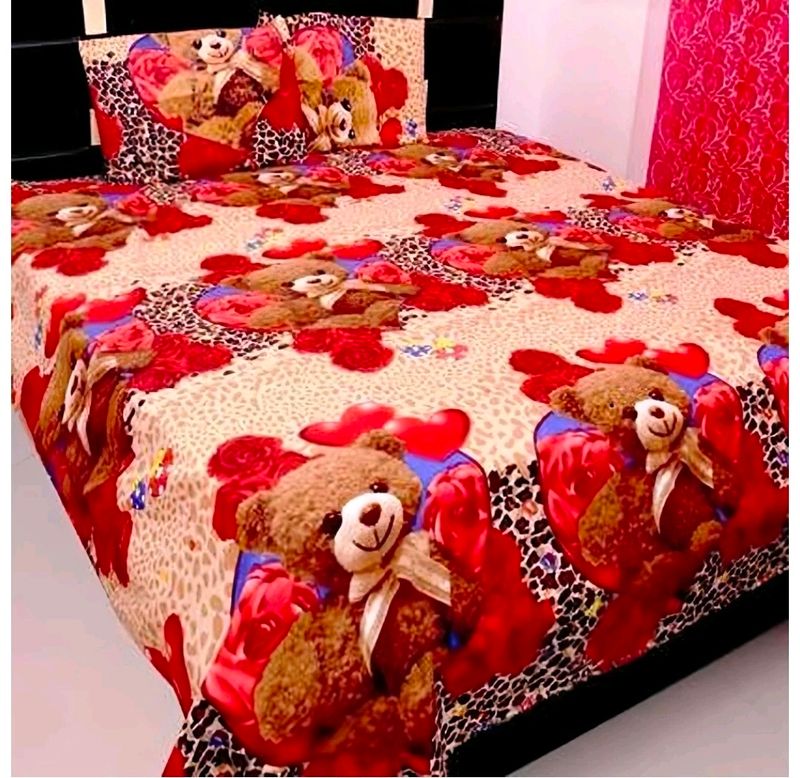 King Size Cotton Bedsheet (New)