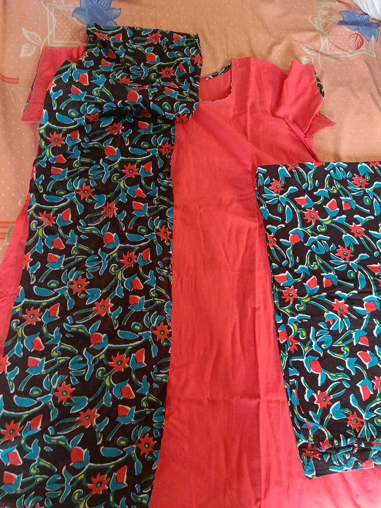 Ethnic Kurta Set with Printed Pants