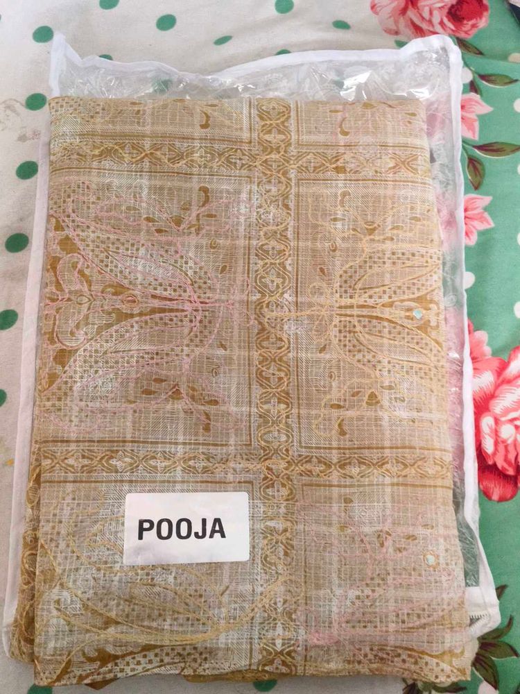 Designer saree 2 colour