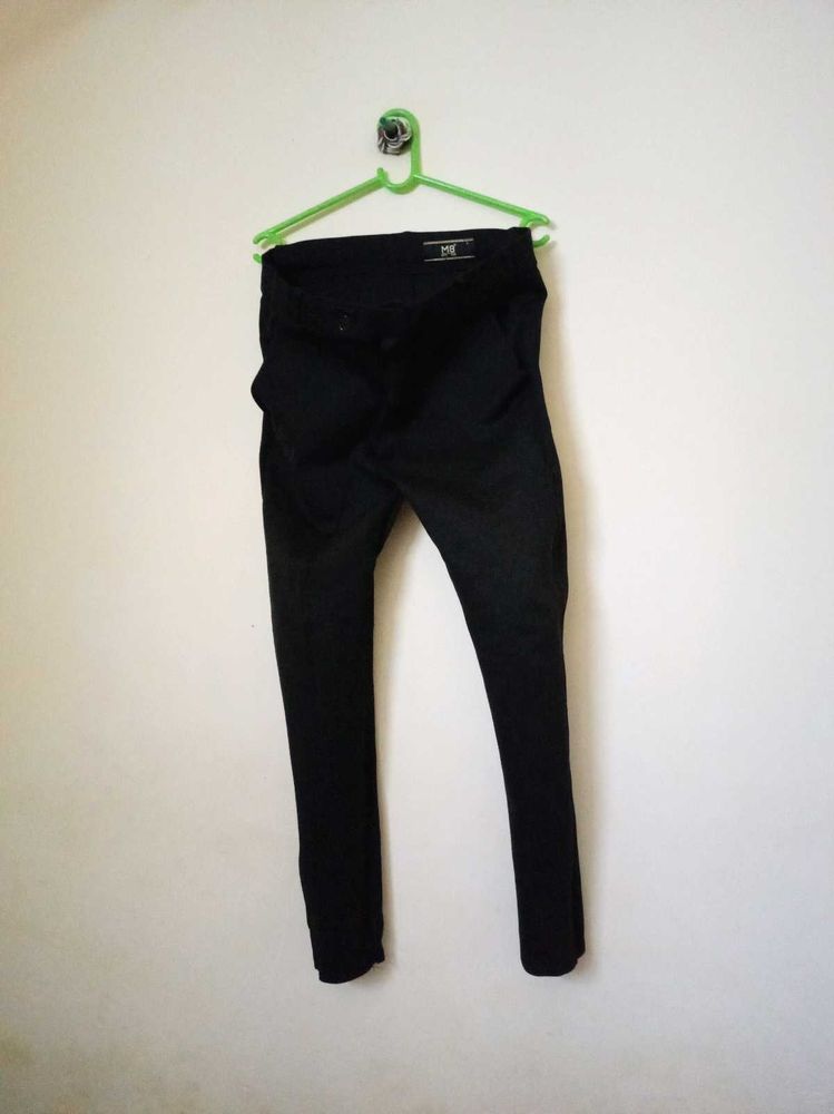 Black Slim Fit pant for men