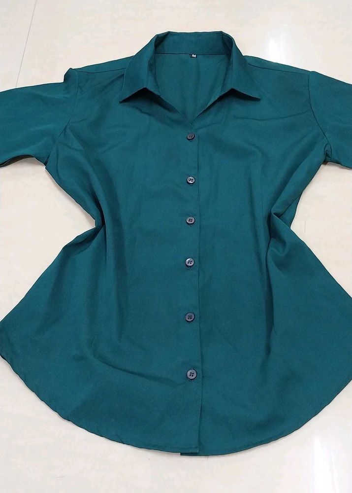 💚Formal Green Shirt For Women