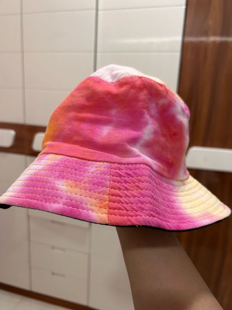 Tie-Dye Reversible Bucket Hat
