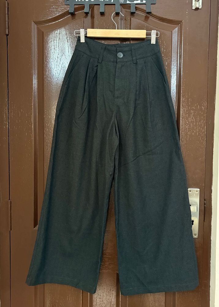 Wide Leg Cropped Pants