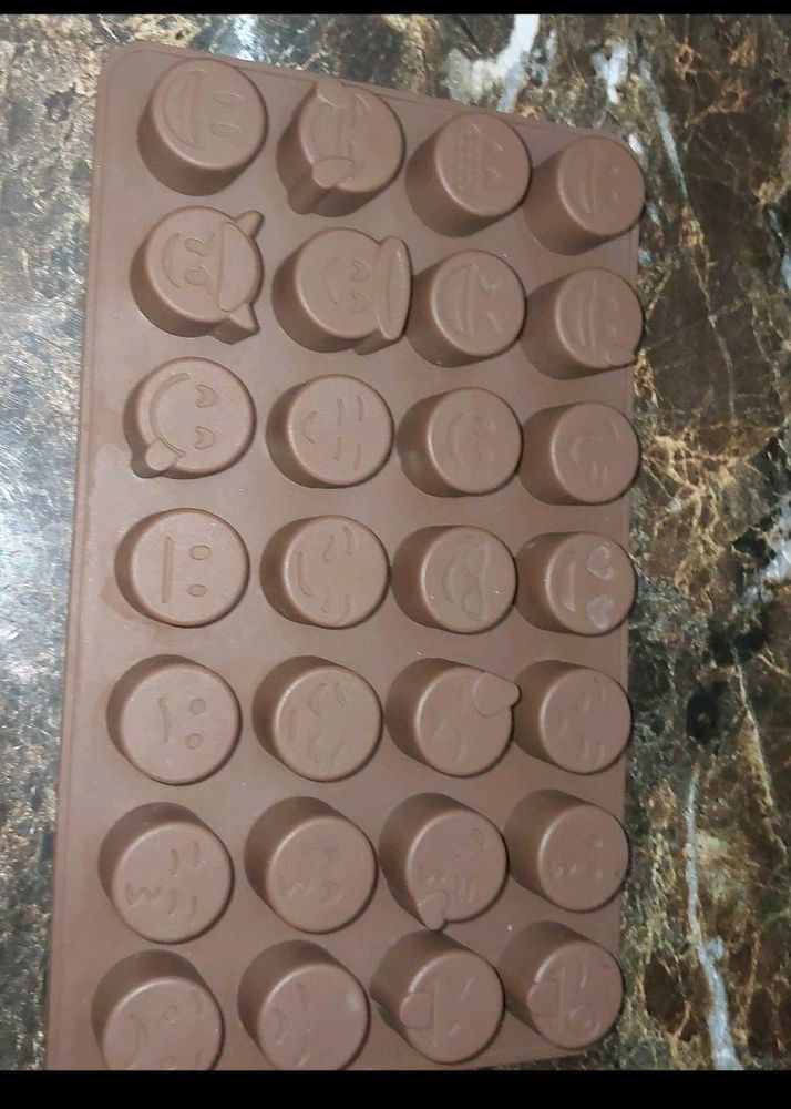 Emoji shape Silicone Mould