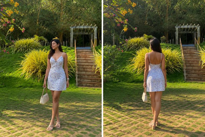 Floral Print Mini Dress