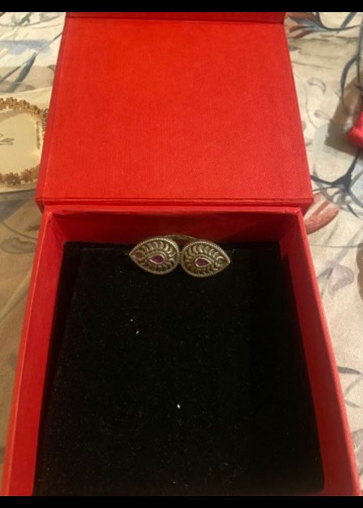 Amrapali Silver Beautiful Ethnic Ring