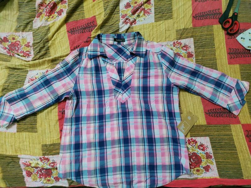 Checks Pattern Top