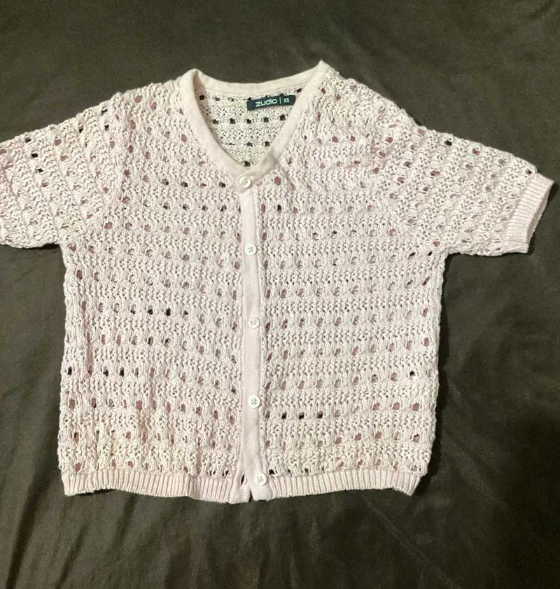 Knit Button-Up Cardigan