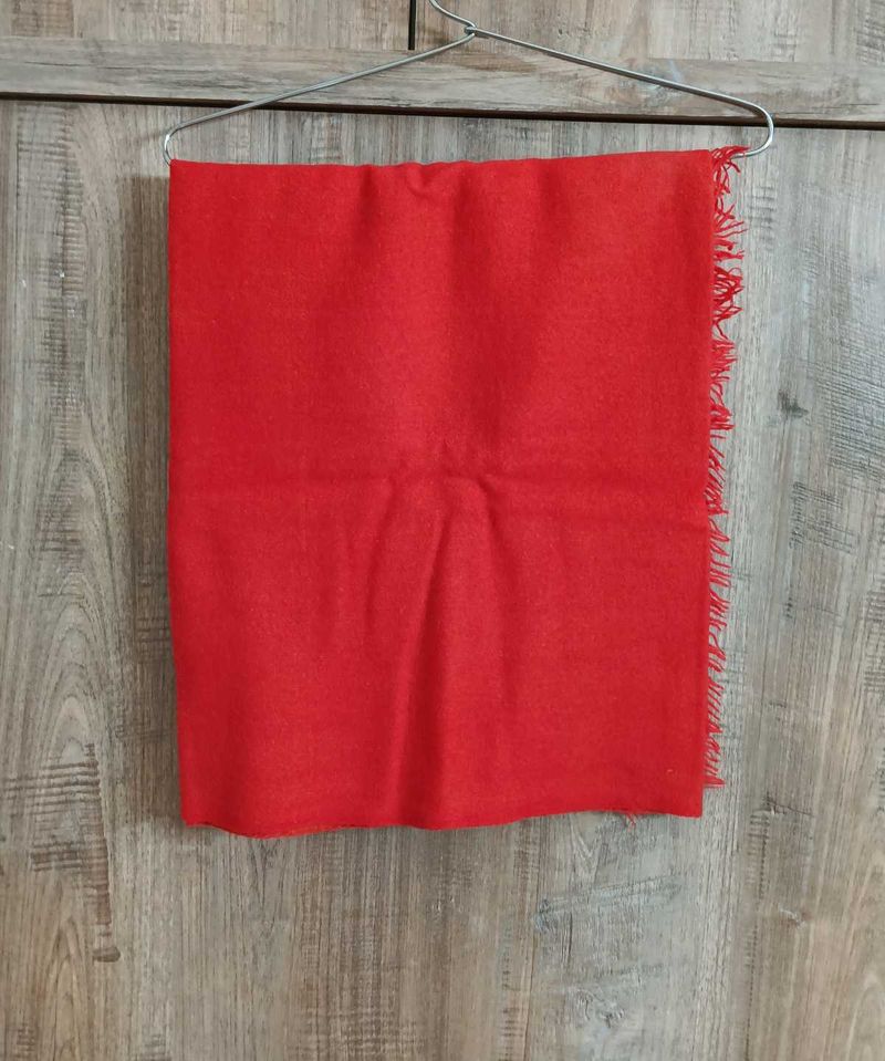 WOOLEN RED SHAWL