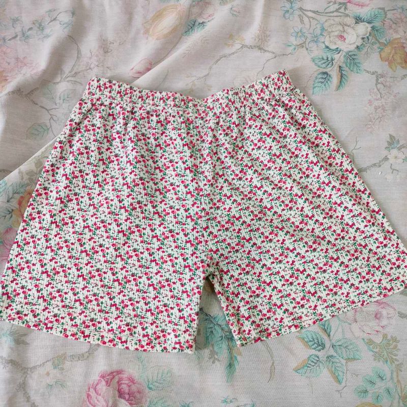 Floral Print Lounge Shorts