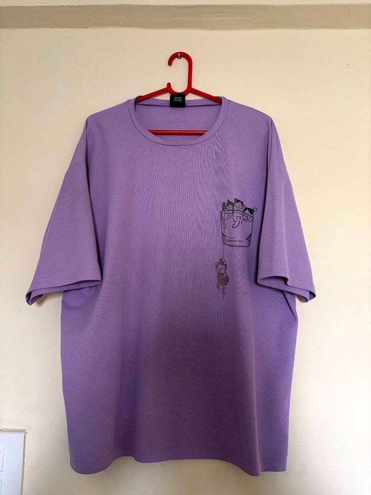 Purple Graphic T-Shirt