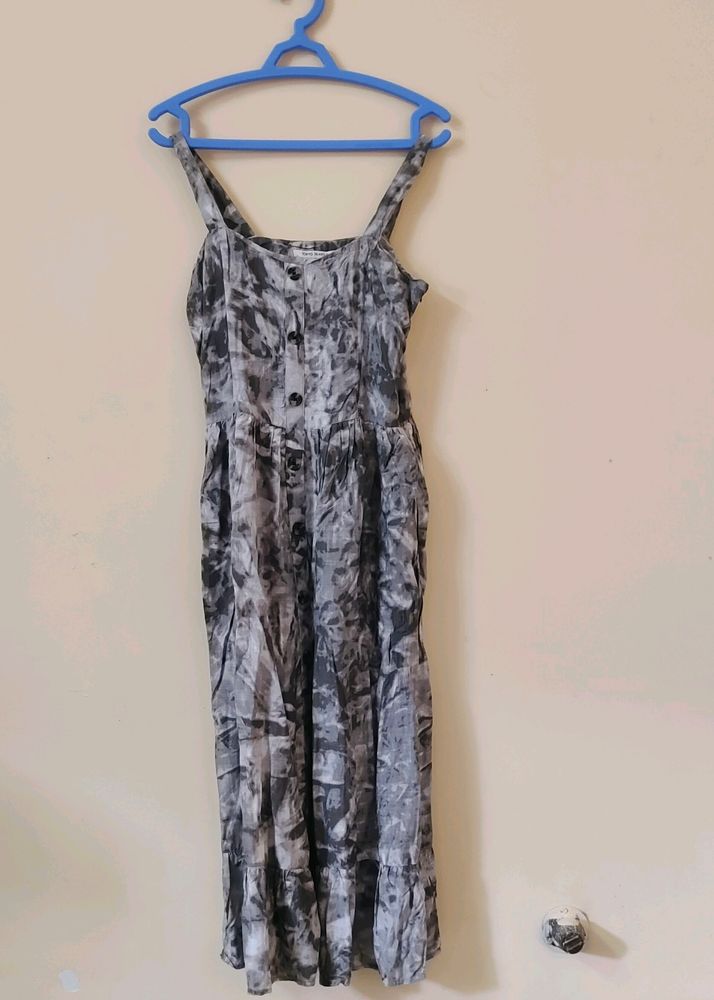 Grey Long Casual Dress
