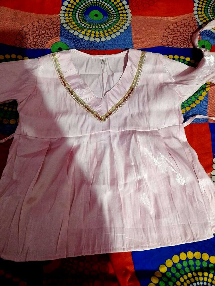 Pink Kurta
