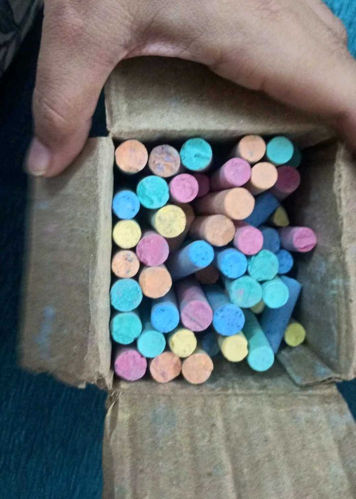 Colorful Chalk Sticks