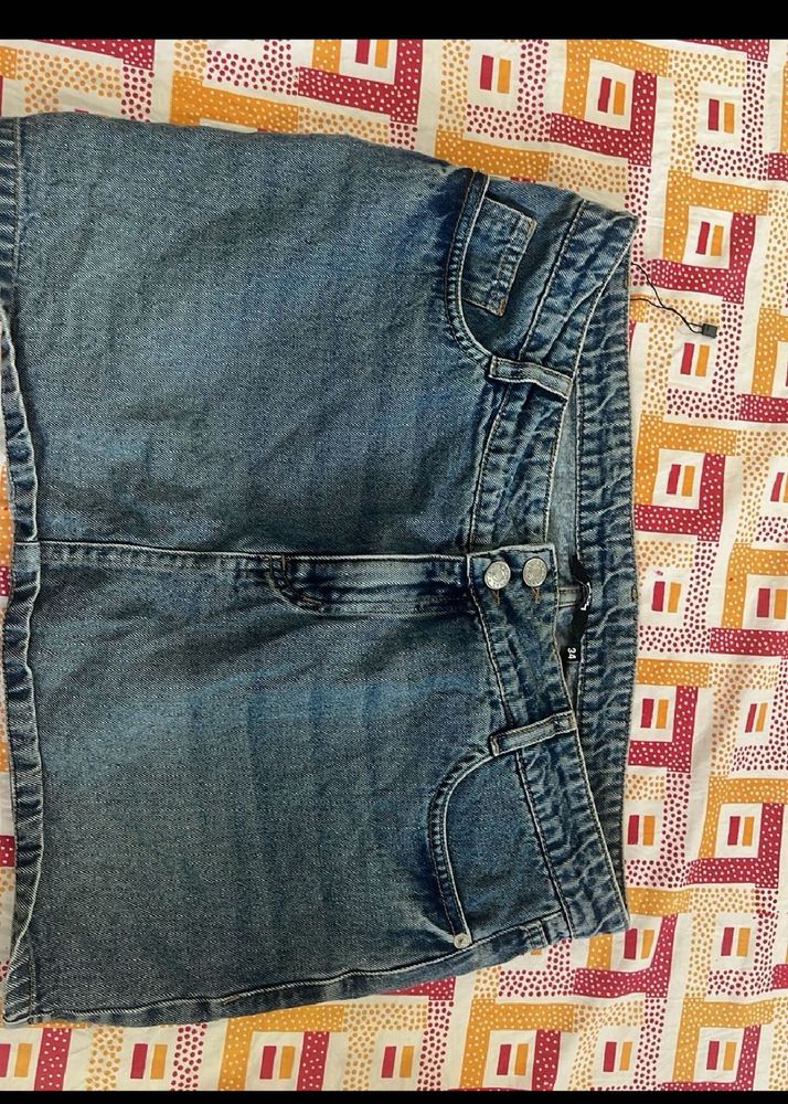y2k denim shorts