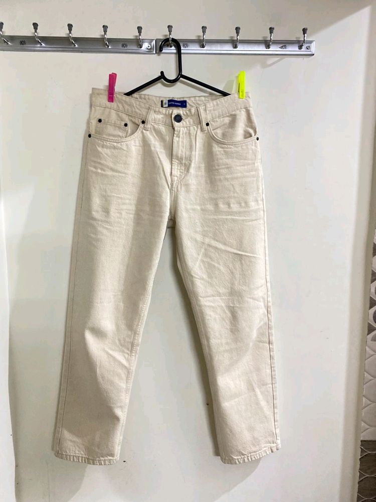 Bene Kleed Beige Jeans