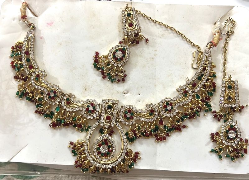 American Diamond Necklace Set