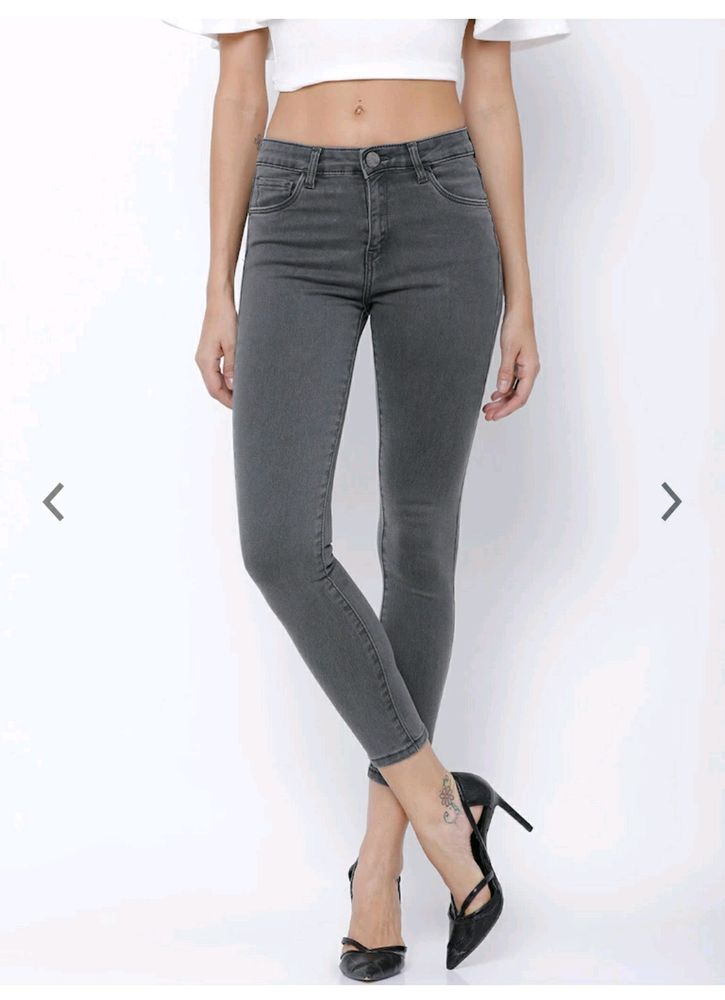 Women Grey Skinny Jeans