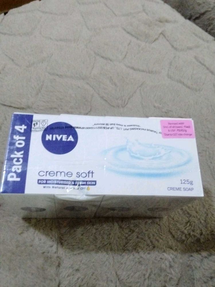 Nivea Creme Soft Soap - Pack of 4