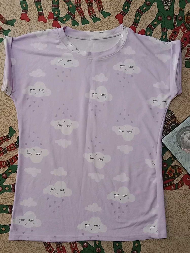Cloud Print top for women