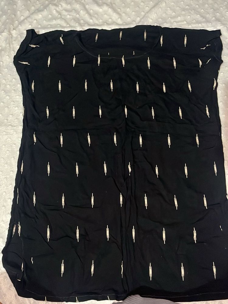 combo Black &amp; White Casual Tunic Top
