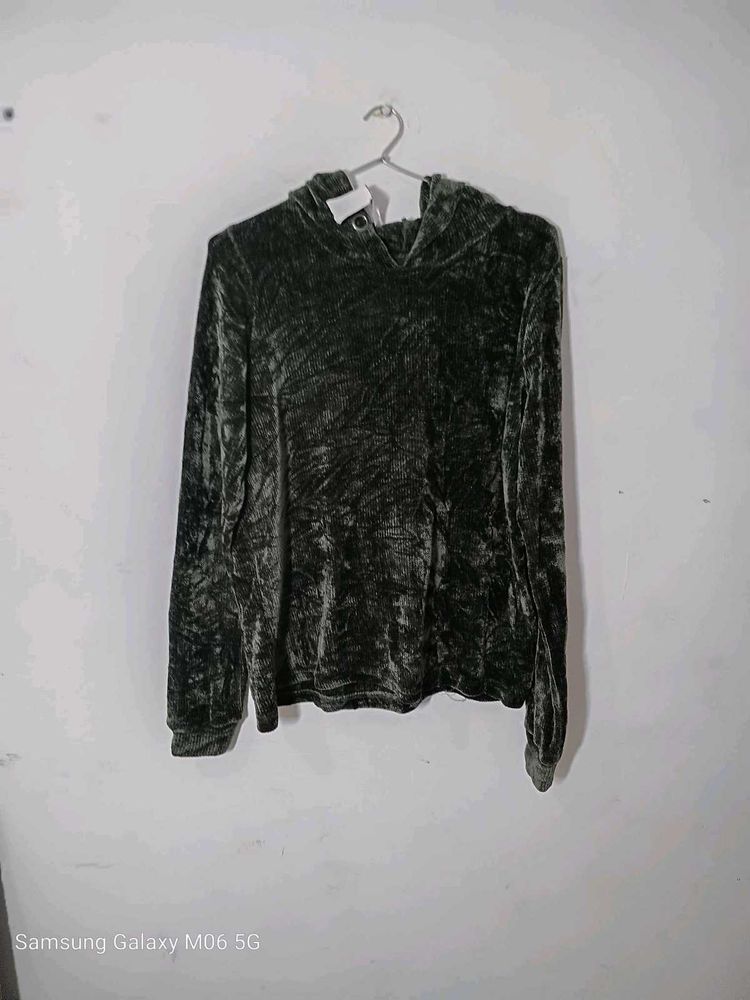 Crushed Velvet Hoodie