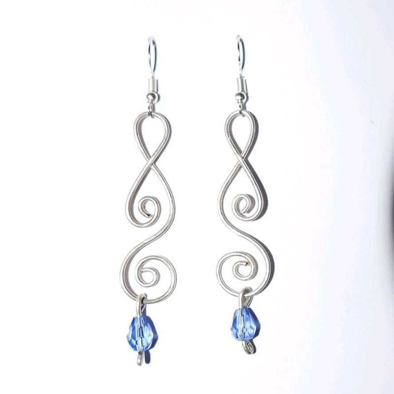 Rhea Dangle Earrings - Handmade