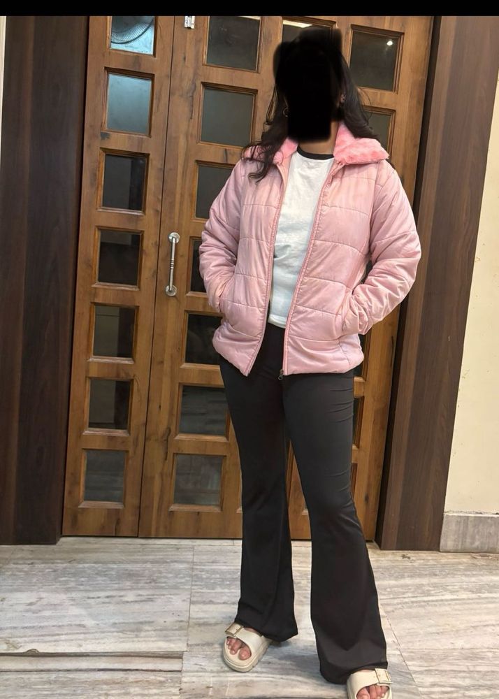 *B1G1* Cute Pink Puffer Jacket