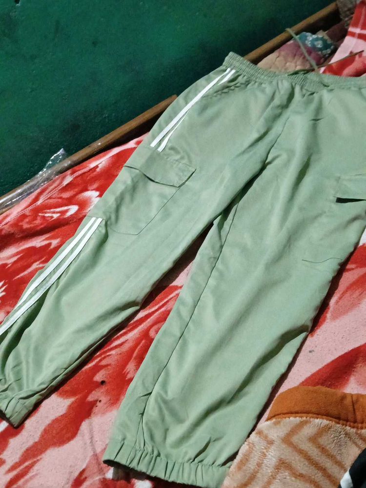 Stylish Green Track Pants