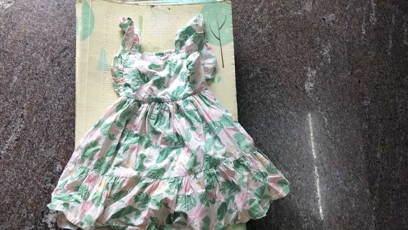 Adorable Floral Print Summer Dress