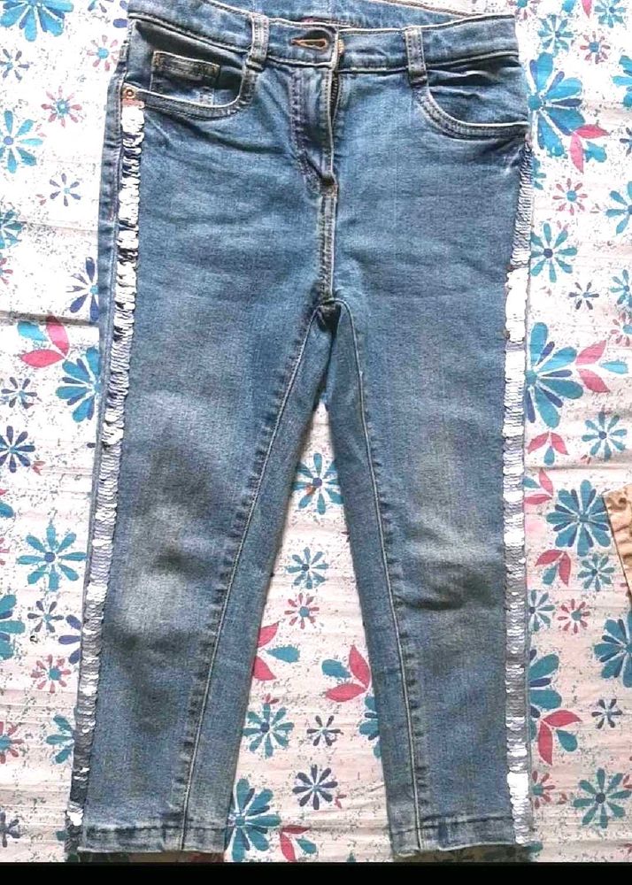 sequence jeans for girls, 5-6 yrs
