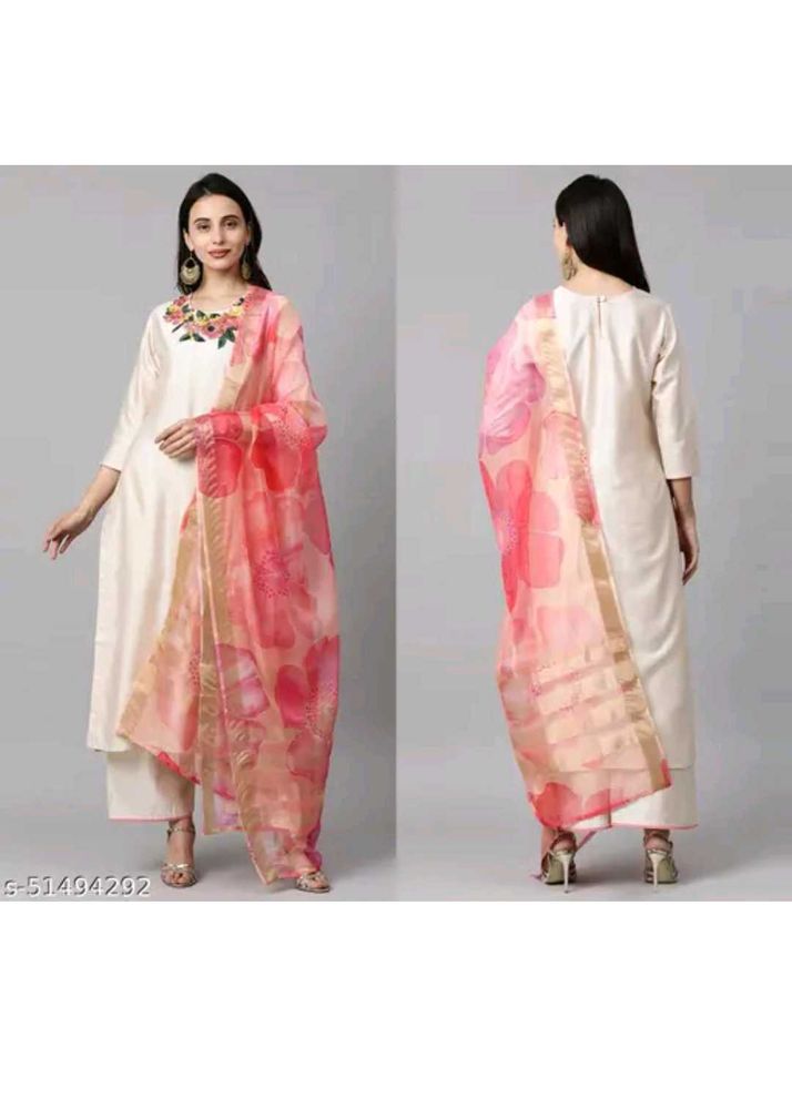 Elegant Embroidered Kurta Set with Dupatta