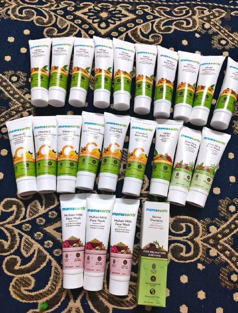 Mamaearth Skincare Bundle - Face Wash &amp; Cream