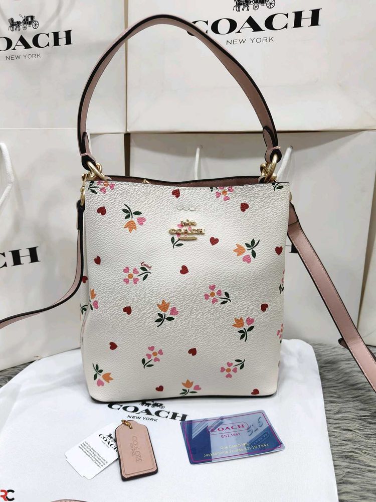 COACH -  Mollie  Bucket Canvas  Bag
