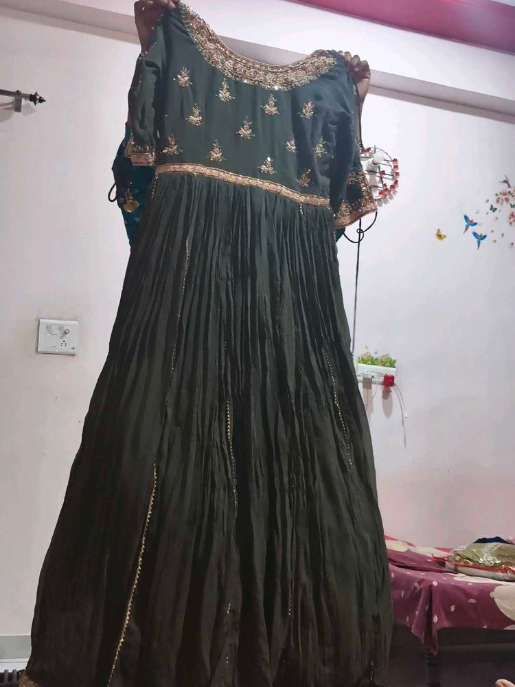 Designer Embellished Anarkali Gown
